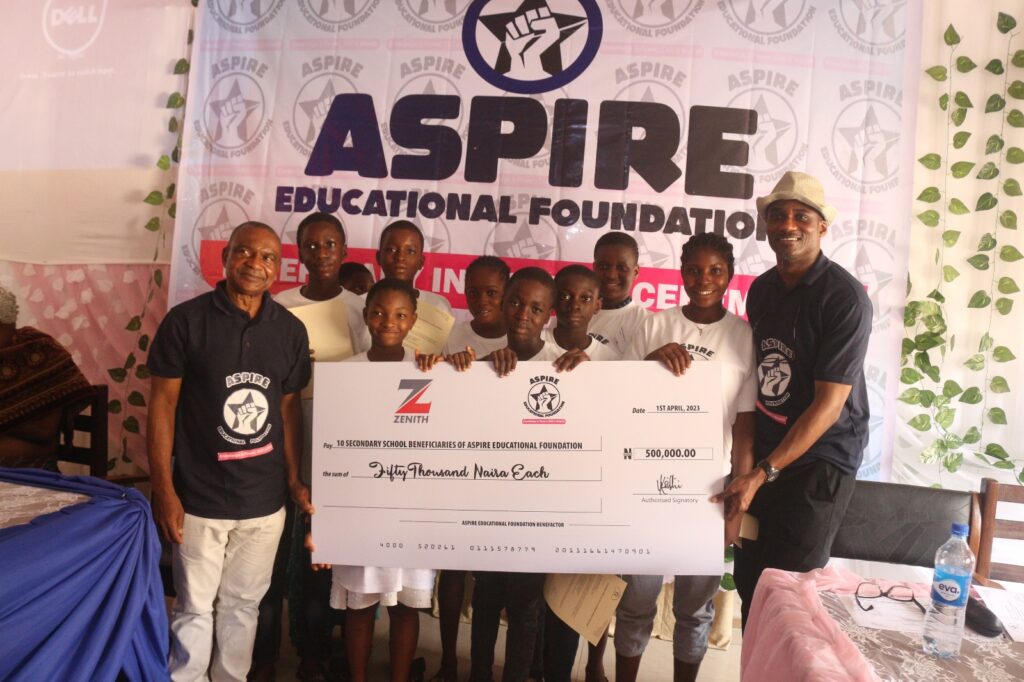 Aspire Educational Foundation Sponsors Youths in Ugep, Yakurr Local Government, Cross River State