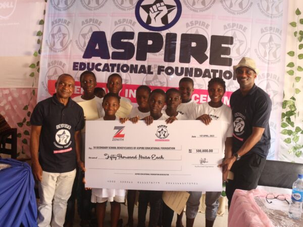 Aspire Educational Foundation Sponsors Youths in Ugep, Yakurr Local Government, Cross River State